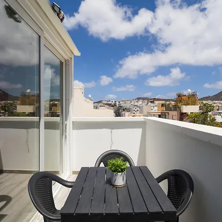 Feriehus Penthouse Terrace City-sea View By Canariasgeytaway